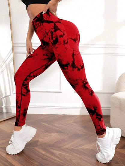 VelvetMotion Red Leggings SweetGrape