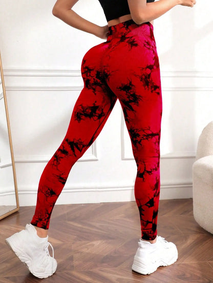 VelvetMotion Red Leggings SweetGrape