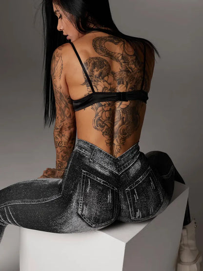 Jeans Style Legging SweetGrape