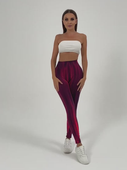 Aurora Legging SweetGrape Red